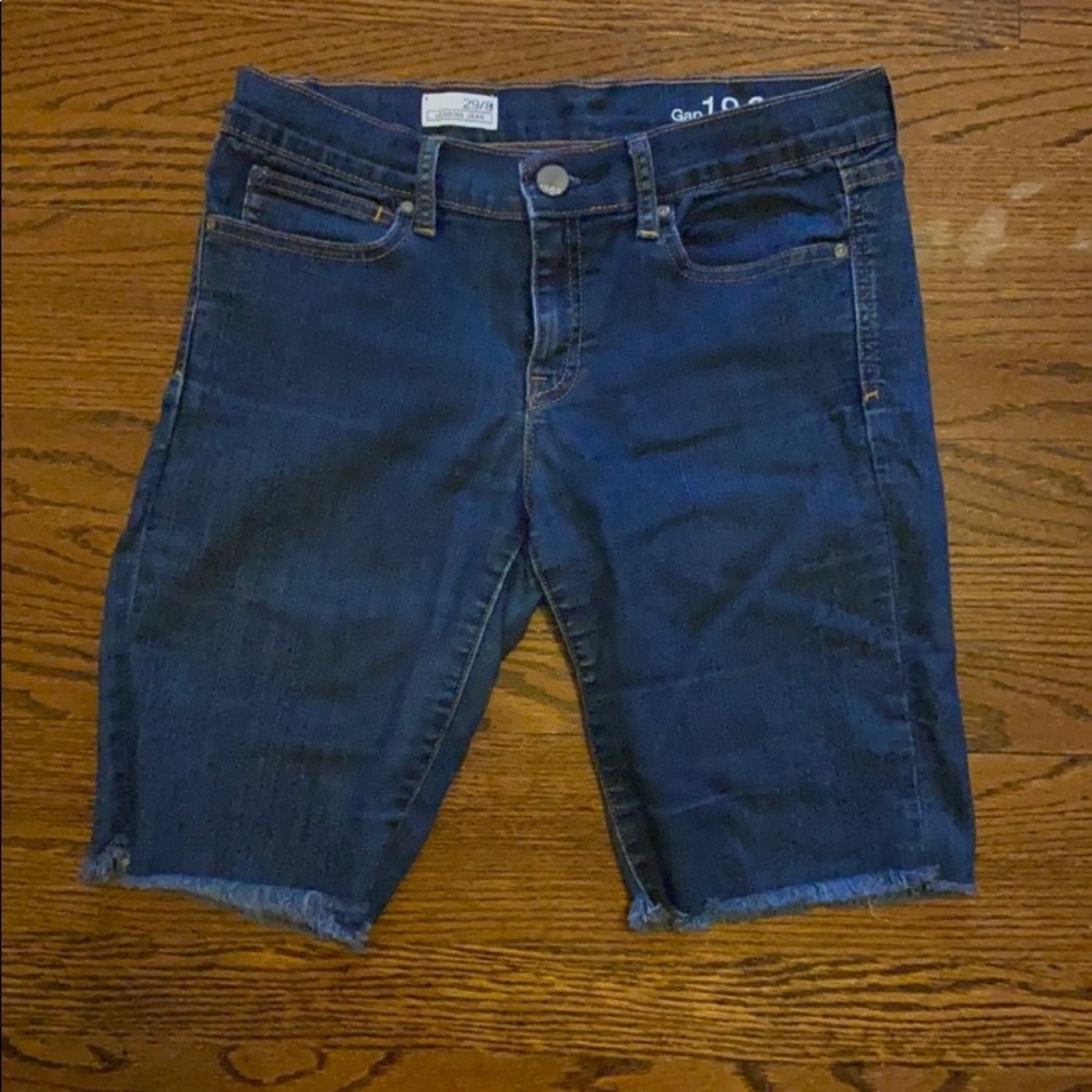 Gap knee-length jean shorts